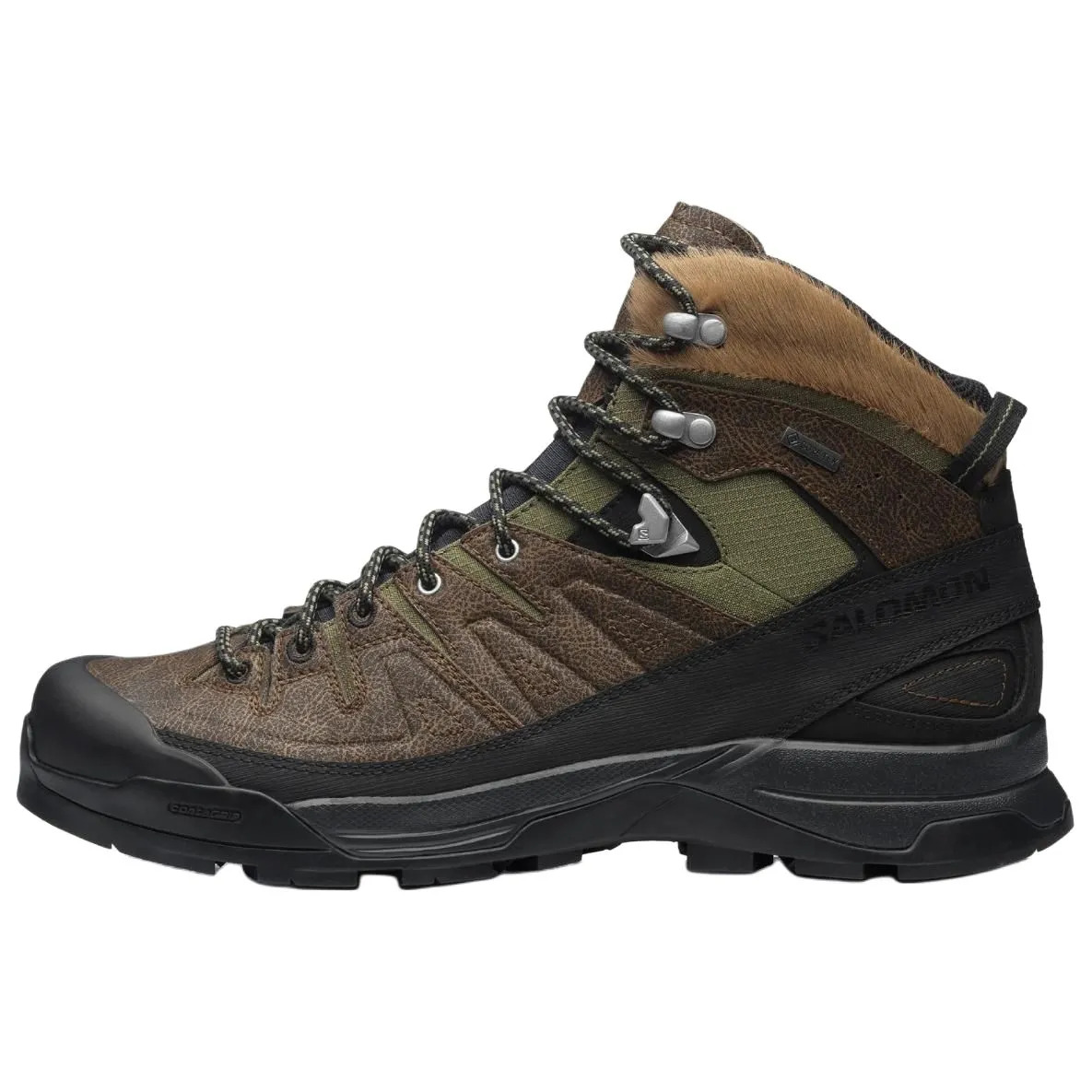 SALOMON X ALP Mid top Running Shoes Unisex Brown