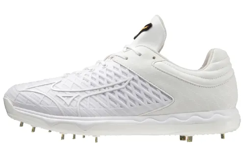 Mizuno Pro Speed Revo Ace Pro Slip Resistant Abrasion Resistant Low top Training Shoes Unisex White