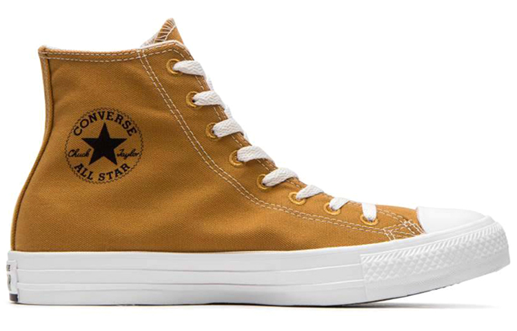 Высокие кеды Converse Chuck Taylor All Star Recycle High Top (желтые) — Жёлтый — фото 2