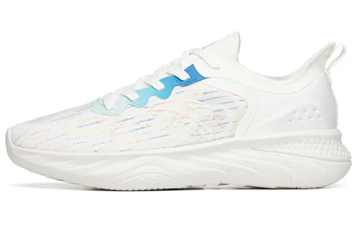 Anta Variety Training Collection Cushioning Slip Resistant Abrasion Resistant Low top Training Shoes Men's White Blue