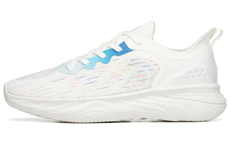 Anta Variety Training Collection Cushioning Slip Resistant Abrasion Resistant Low top Training Shoes Men's White Blue