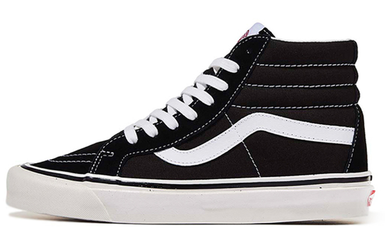 Vans SK8 HI 38 DX classic versatile and comfortable daily high -top canvas shoes men and women black