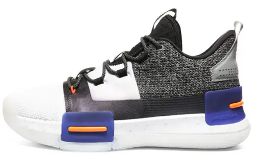 PEAK Flash Taichi Slip Resistant Abrasion Resistant Mid top Basketball Shoes Men's White Purple