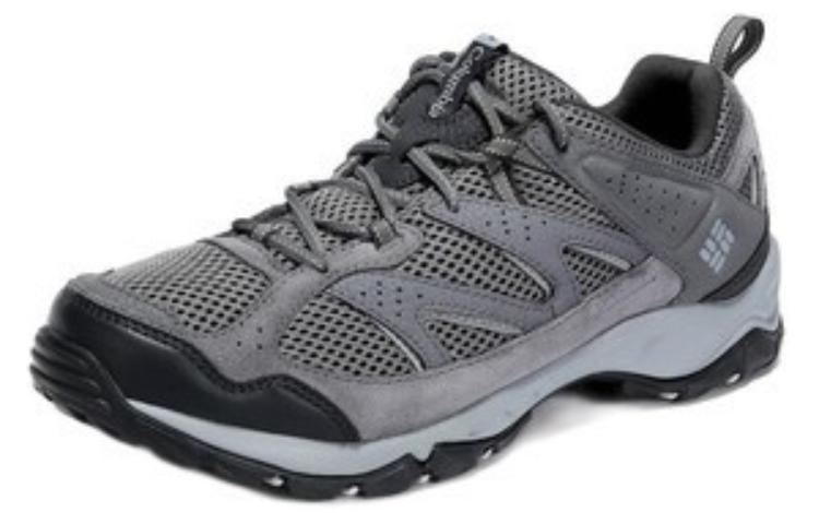 Columbia Cushioning Abrasion Resistant Grip Cushioning Abrasion Resistant Grip Low top Hiking Shoes Men’s Black Gray
