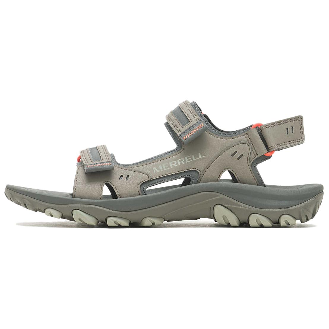 Мужские сандалии MERRELL Huntington (серые с оранжевым)