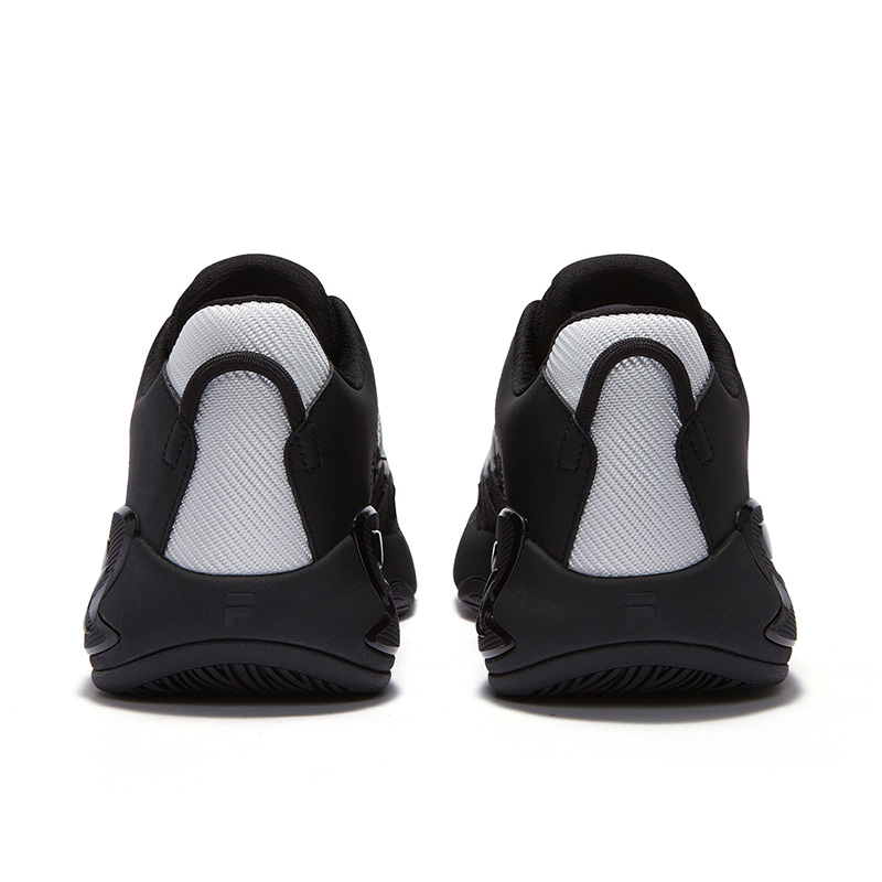FILA FUSION Low top Vintage Basketball Shoes Men’s Black White