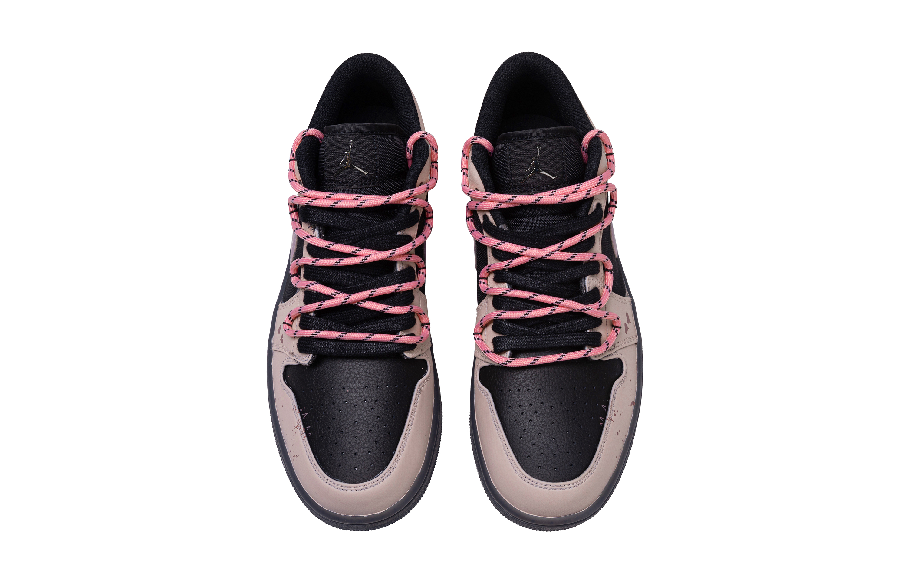 Jordan Air Jordan 1 Vintage Basketball Shoes Unisex Low Top Black