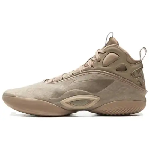 Li Ning Yushuai 19 Nuclear Core Mid top Basketball Shoes Men's Brown