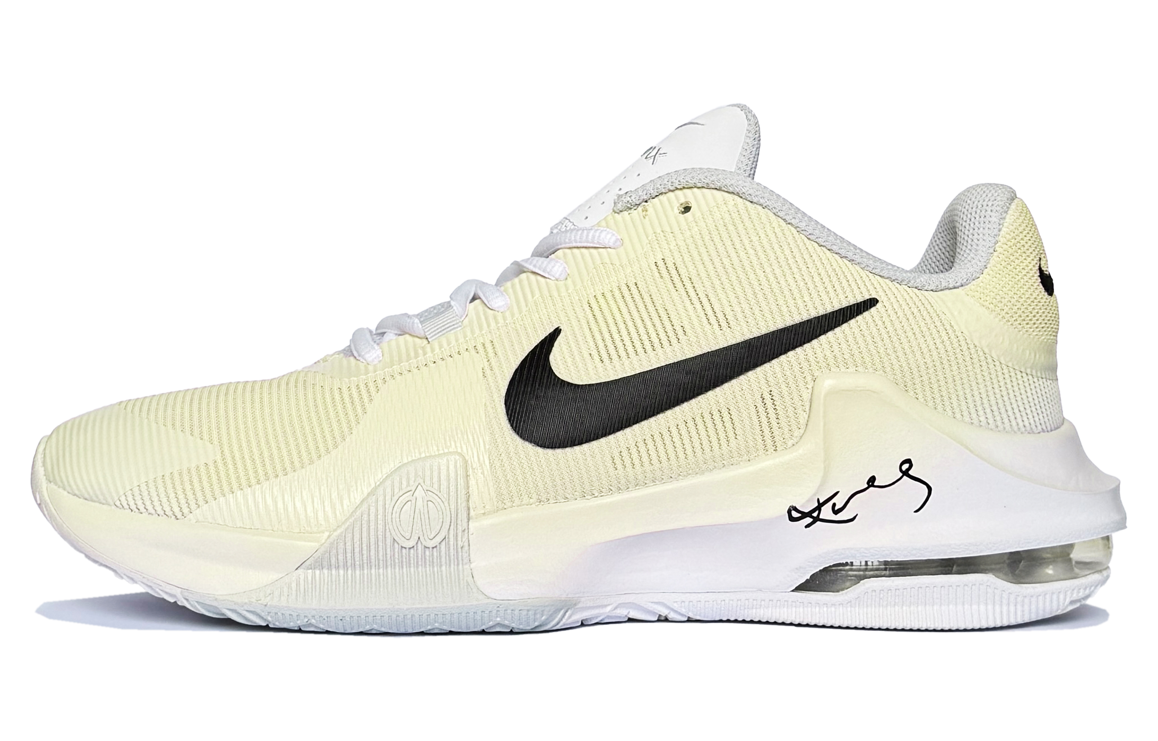 Nike Air Max Impact 4 Moon Mail, Temporally Radiant Gold Cushioning Low top Basketball Shoes Men’s Yellow White