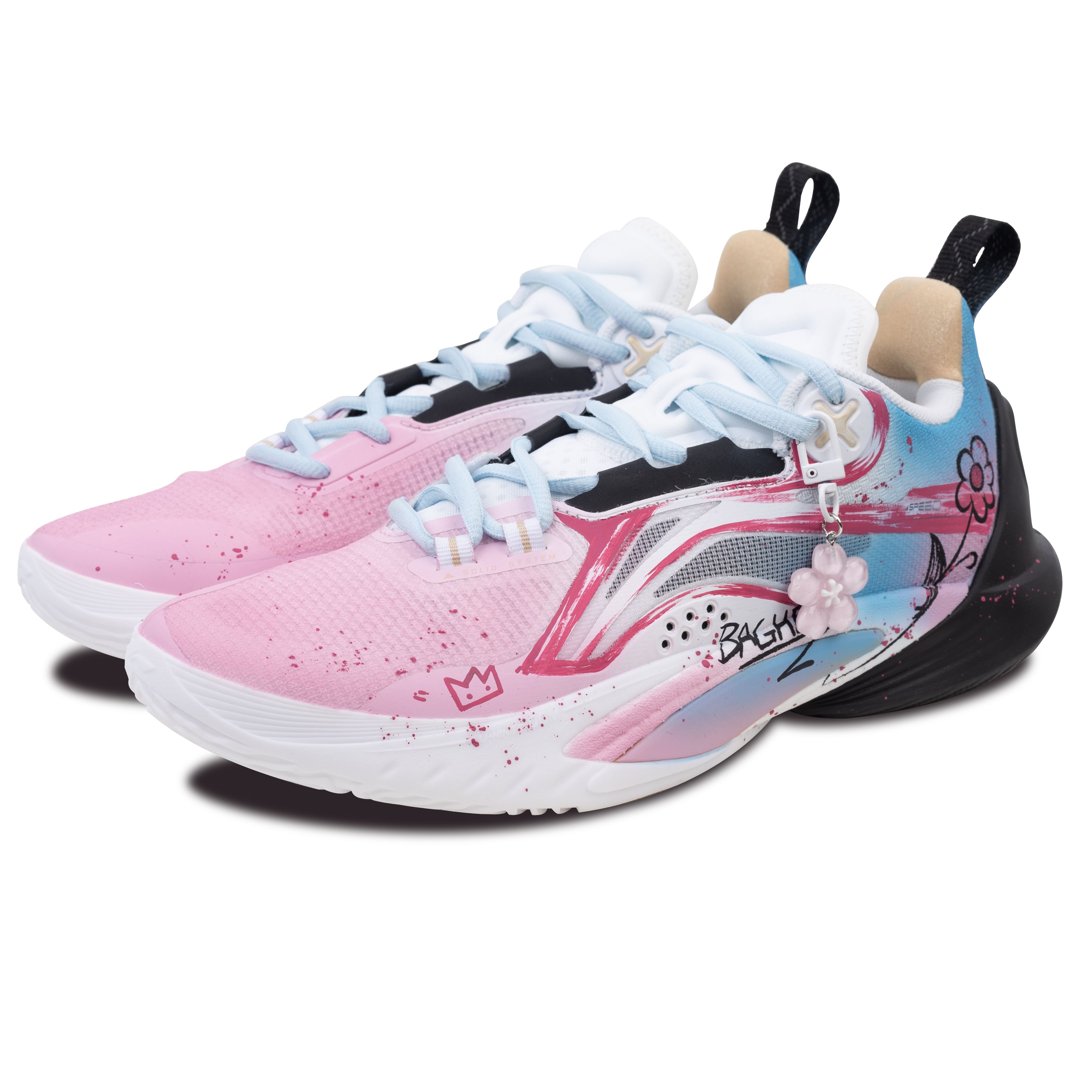 Li Ning Speed 10 Basketball Shoes Men’s Low Top White