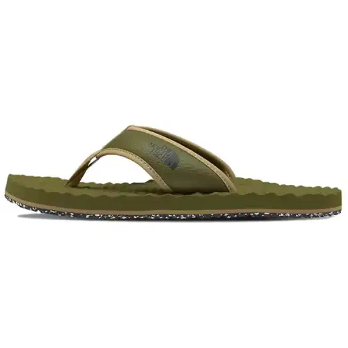 THE NORTH FACE BASE CAMP Comfortable Slip Resistant Flip Flops Men's Olive Green