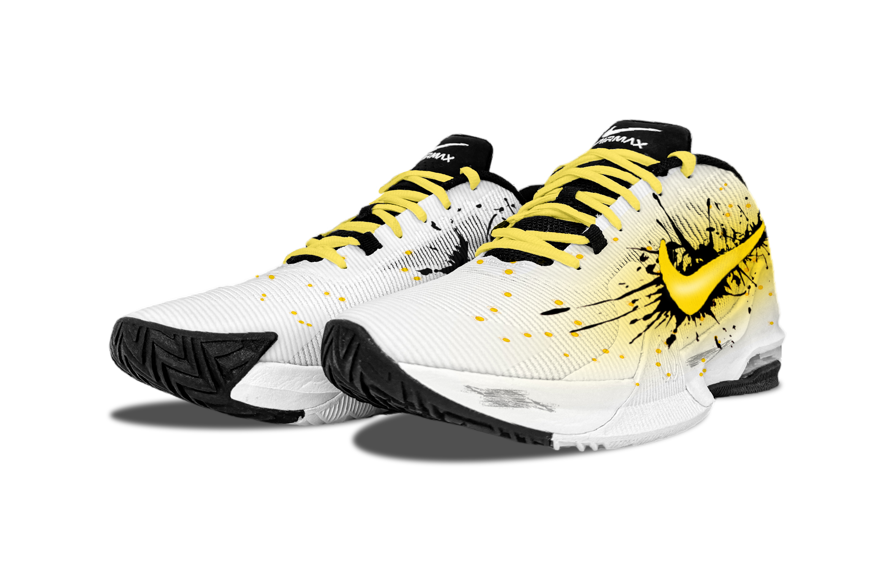 Nike Air Max Impact 4 Fireworks Venom Slip Resistant Slip Resistant Low top Basketball Shoes Men’s Bright Yellow