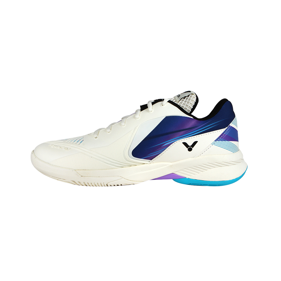 VICTOR Slip Resistant Abrasion Resistant Badminton Shoes Unisex Moon White