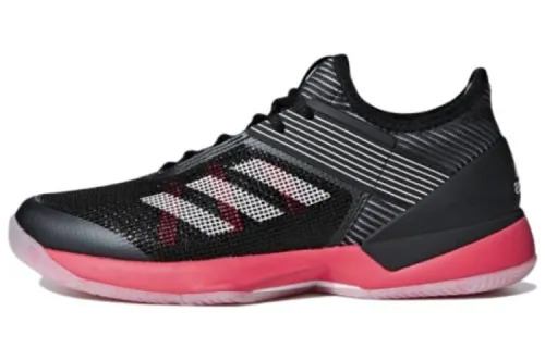 Adidas Adizero Ubersonic 3 Tennis Shoes Women's Low Top Black/Red