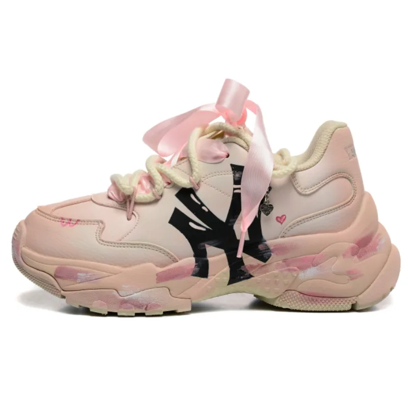 MLB Big Ball Chunky Cushioning Waterproof Coverage Cushioning Waterproof Coverage Low top Chunky Sneakers Women's