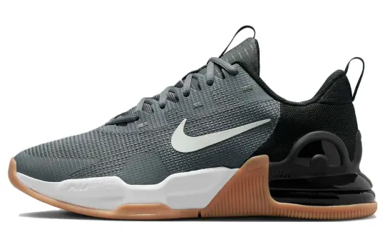 Nike Air Max Alpha Mesh Abrasion Resistant Low top Training Shoes Men's Black Gray