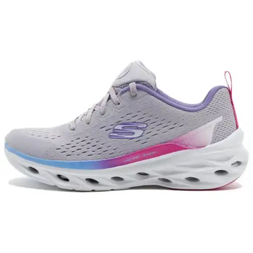 Skechers Glide Step Swift Cushioning Abrasion Resistant Breathable Low top Training Shoes Women's Purple/Multicolor