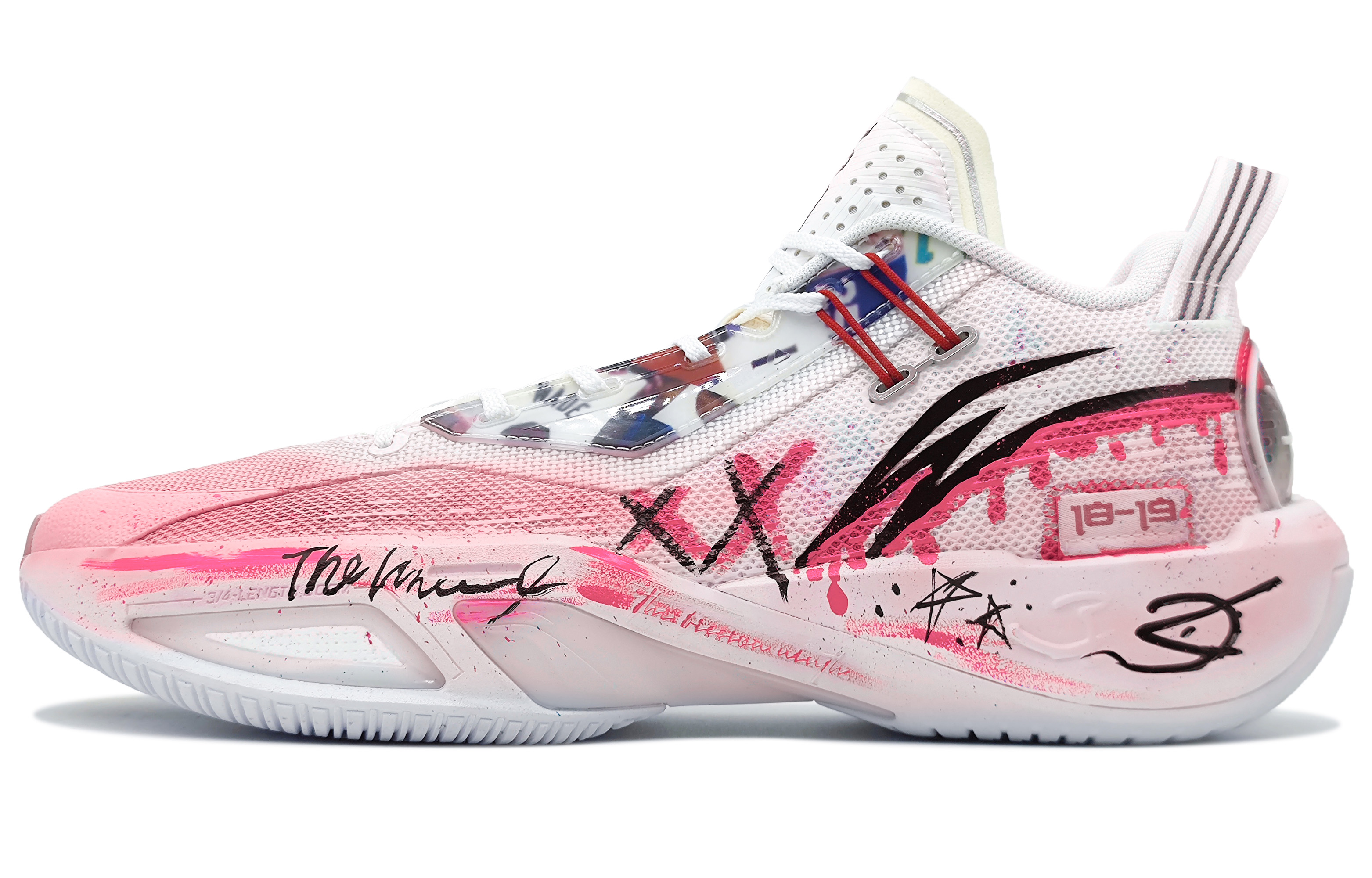Li Ning Fission 9 Basketball Shoes Men’s Low Top Pink