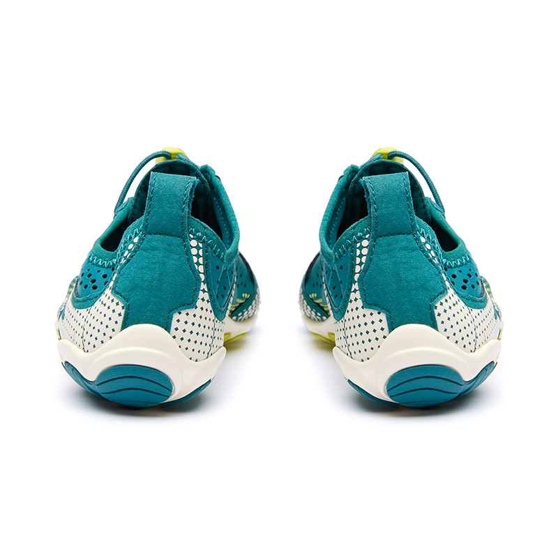 Vibram V RUN Abrasion Resistant, Breathable, Lightweight Low top Training Shoes Women’s Dark Lake Blue Ivory White