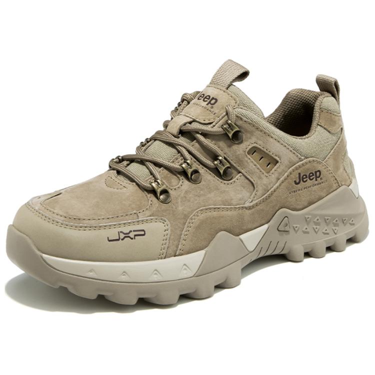 Jeep Abrasion Resistant Abrasion Resistant Low top Mountaineering Shoes Men’s Light Khaki