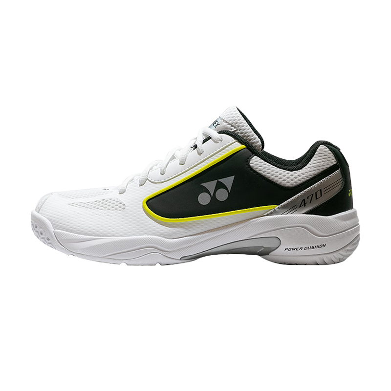YONEX Power Cushion Abrasion Resistant Low top Badminton Shoes Unisex White Black