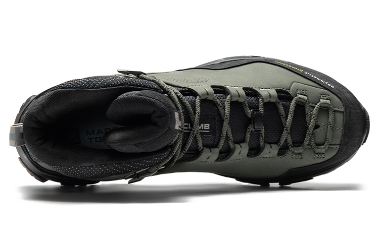KAILAS Outdoor Sports Waterproof And Slip Resistant Mid top Hiking Shoes Men’s Dark Moss Green