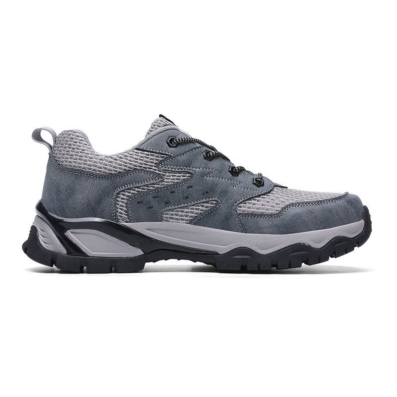 Jeep Textile, Split Cow Leather Abrasion Resistant Low top Hiking Shoes Men’s