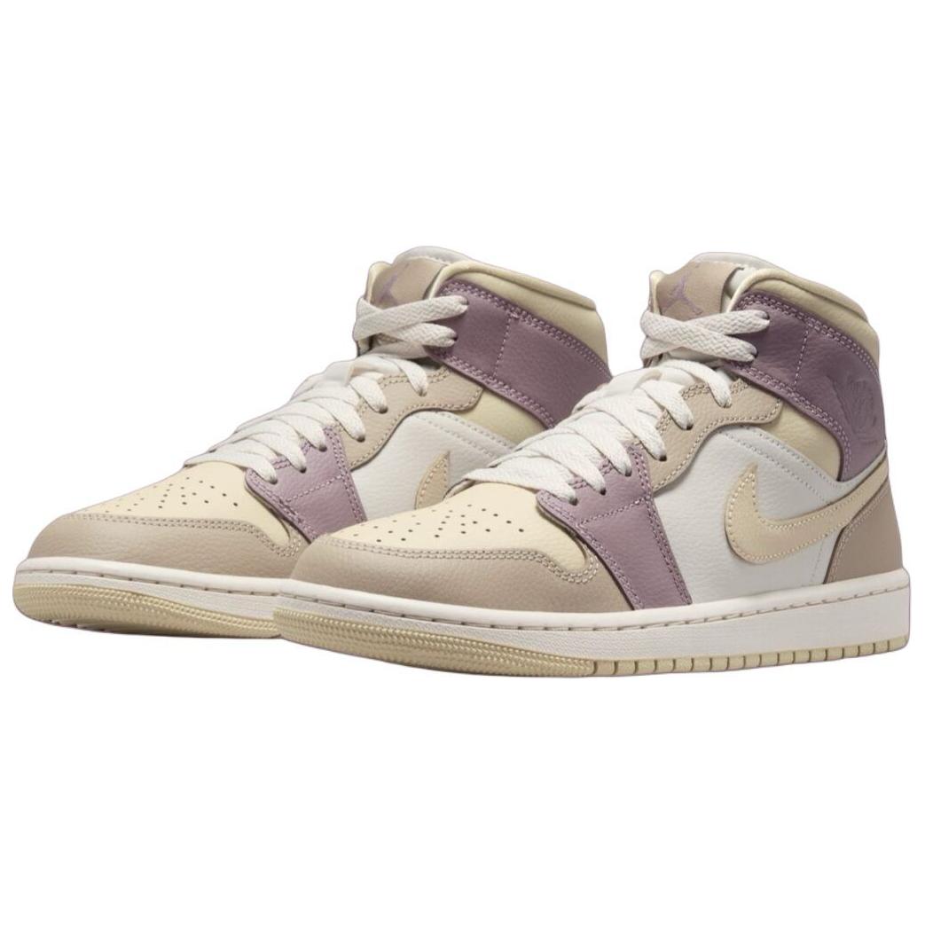 Jordan 1 Mid Light Orewood Brown Taupe Grey Women’s