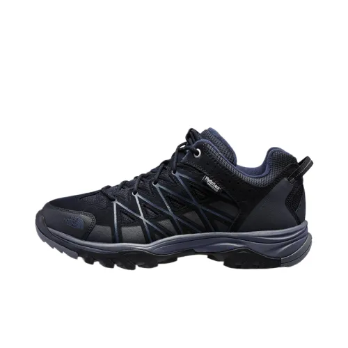THE NORTH FACE Waterproof Grip Low top Hiking Shoes Men's Gray Blue