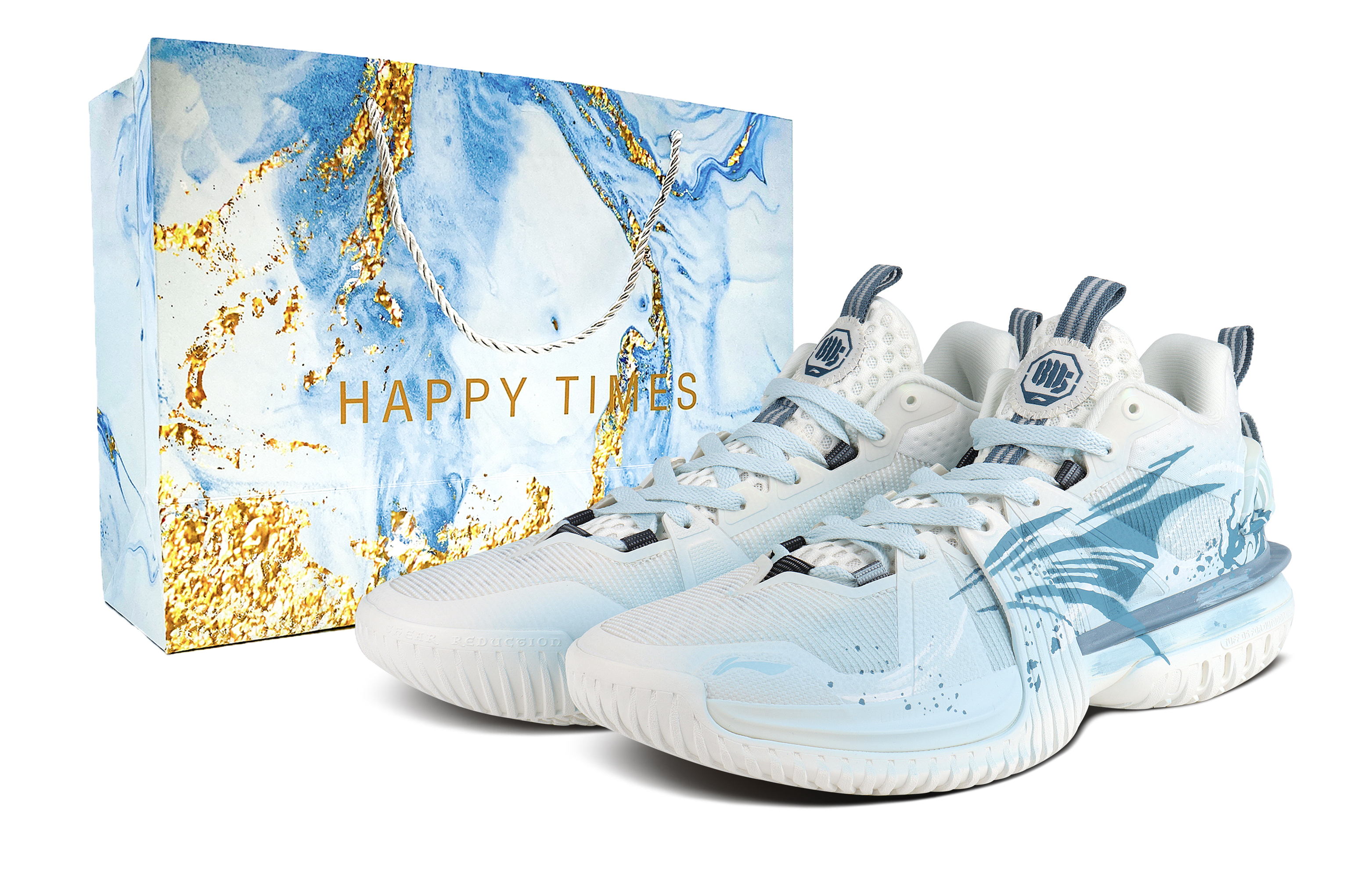 Li Ning Storm 2024 Cushioning Breathable Abrasion Resistant Cushioning Breathable Abrasion Resistant Low top