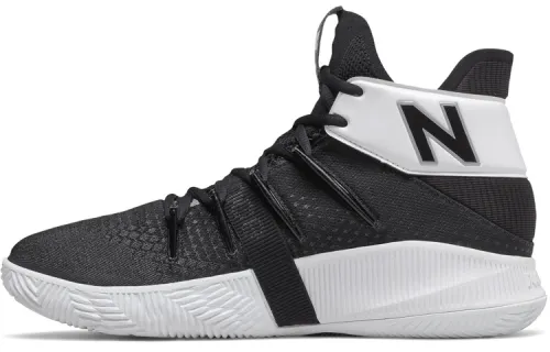 New Balance NB OMN1S Leonard mid-top retro basketball shoes men's black and white