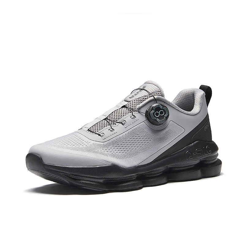 CHAOJIANTA Slip Resistant Abrasion Resistant Low top Training Shoes Men’s Gray Black