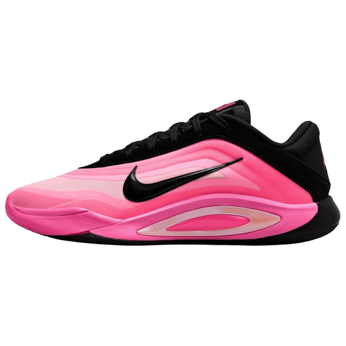 Nike A’One Slip Resistant Abrasion Resistant Low top Basketball Shoes Women’s Pink Black