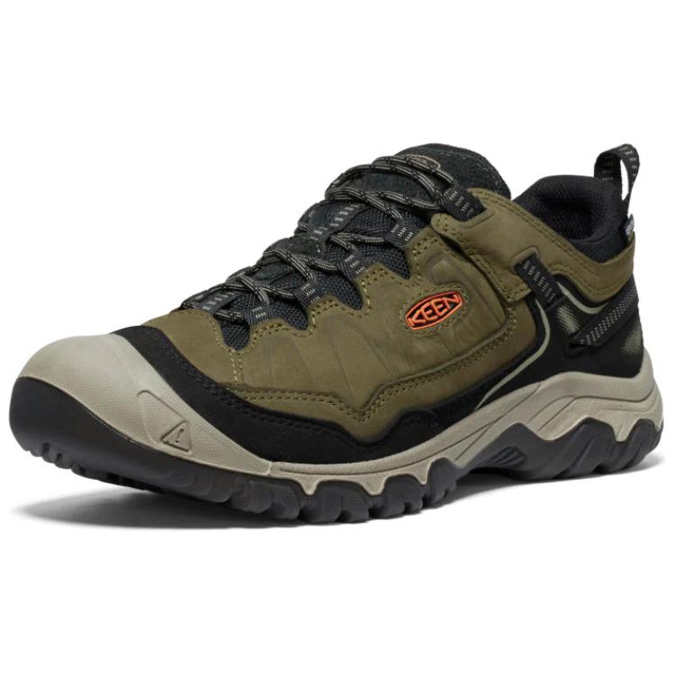Keen Targhee Cushioning Slip Resistant Abrasion Resistant Low top Hiking Shoes Men’s Green Black