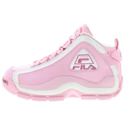 FILA Grant Hill 2 Comfortable Mid top Basketball Shoes Women's Pink White