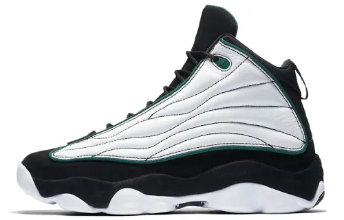 Jordan Pro Strong White Black Green