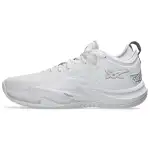 Asics Nove Surge Abrasion Resistant Low top Basketball Shoes Unisex White Silver