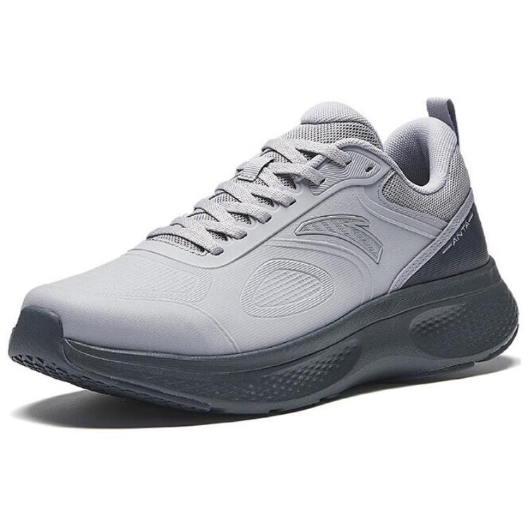 Anta Fabric Slip Resistant Abrasion Resistant Low top Training Shoes Men’s Gray
