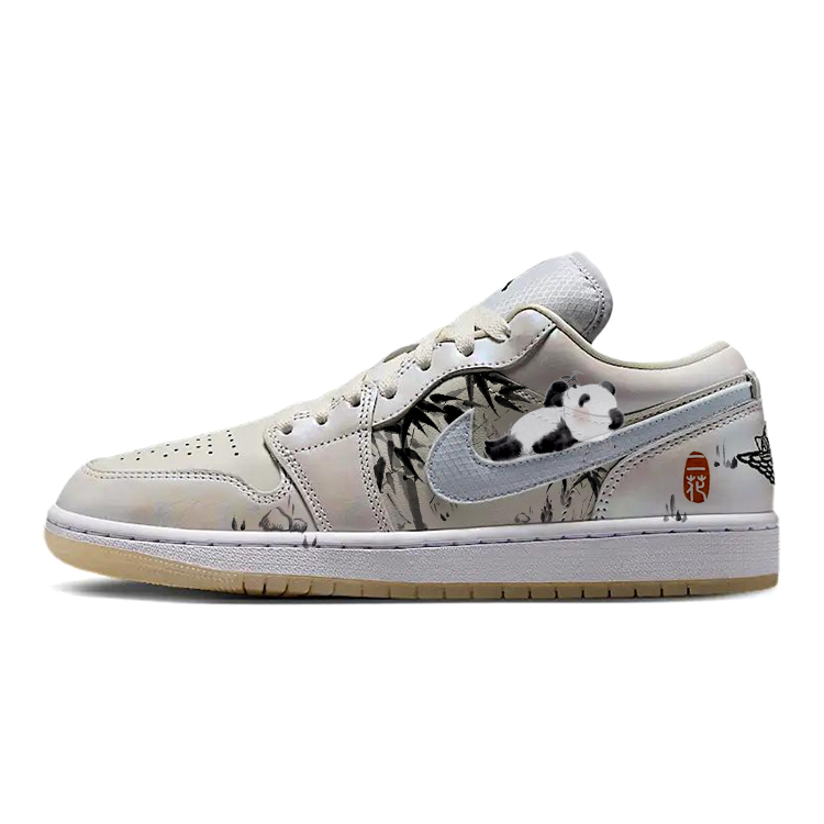 Jordan Air Jordan 1 Vintage Basketball Shoes Women’s Low Top White/Brown