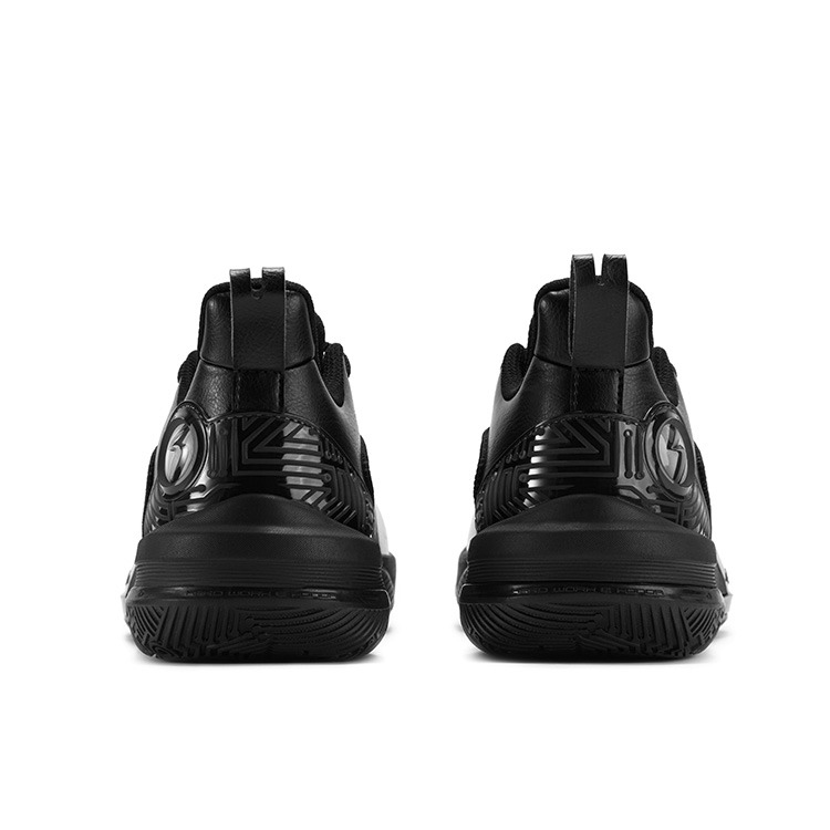 361° Synthetic Leather, TPU Cushioning, Wear Resistant Low top Basketball Shoes Men’s Obsidian Black
