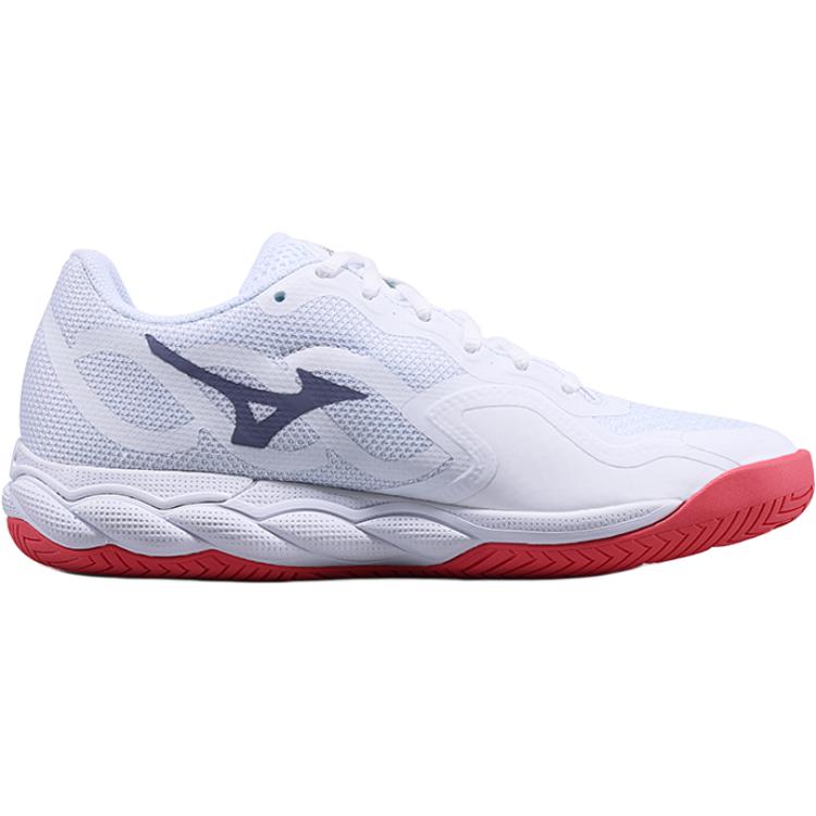 Mizuno WAVE ENFORCE COURT Breathable Low top Tennis Shoes Women’s White