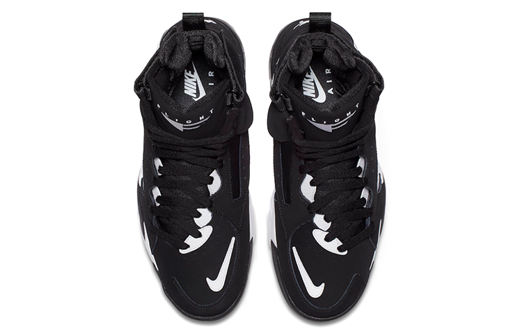 Мужские кроссовки Nike Air Flight Maestro 2 LTD Black White (черно-белые) — Чёрный / белый — фото 4