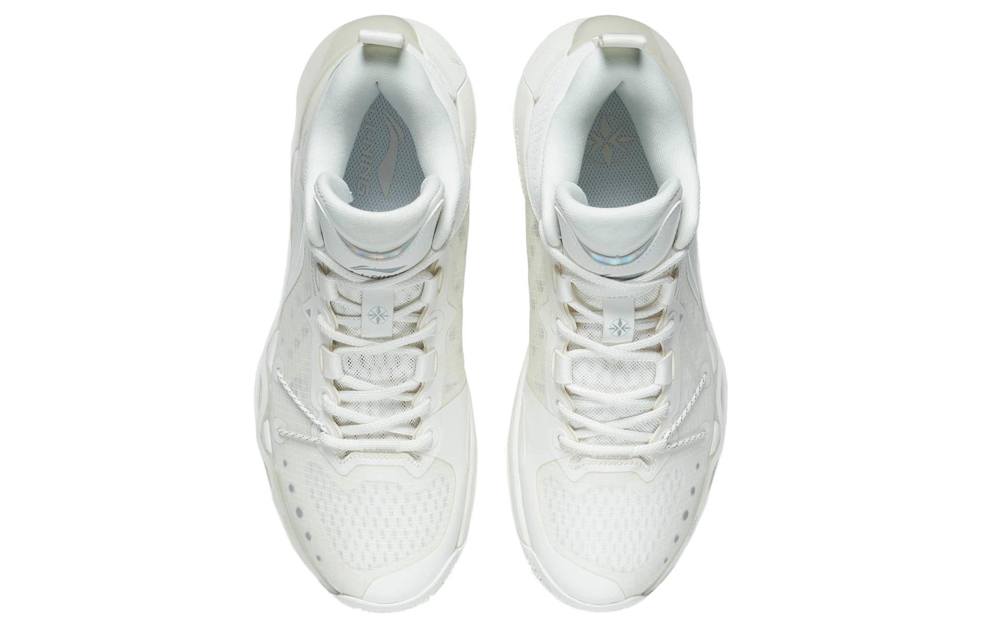 Li Ning Liren 2 Low Game Ready Abrasion Resistant Breathable Low top Basketball Shoes Men’s Mist White