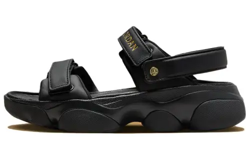 Jordan Air jordan, non-slip wear-resistant beach black sandals, women's style