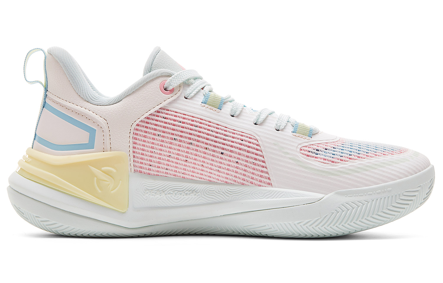 PEAK Cushioning Slip Resistant Breathable Rebound Low top Basketball Shoes Women’s Ivory Green