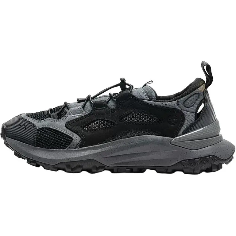 Timberland Motion Access Textile, Synthetic Leather, Top Grain Cow Leather Low top Hiking Shoes Men's Gray Black