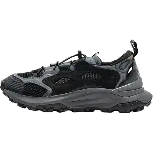 Timberland Motion Access Textile, Synthetic Leather, Top Grain Cow Leather Low top Hiking Shoes Men's Gray Black