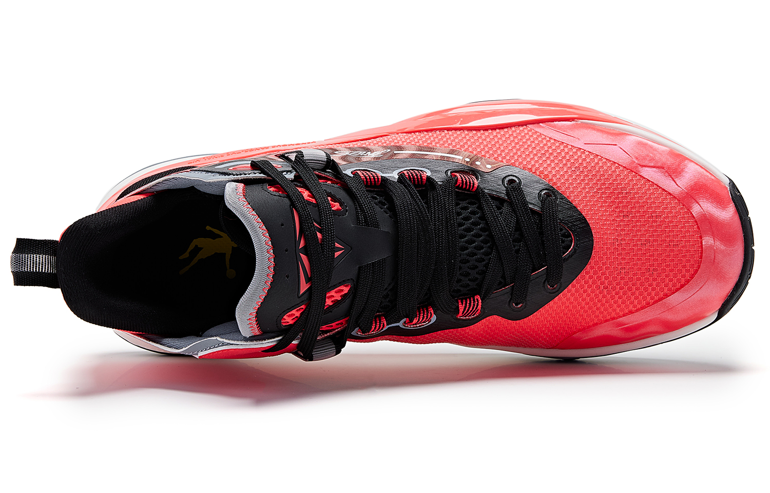 QIAODAN Poisonous Fangs Lite Slip Resistant Low top Basketball Shoes Men’s Virtual Red Black