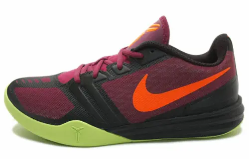 Nike KB Mentality Kobe shock-absorbing, anti-slip wear-resistant wrapping support Low top Retro basketball shoes Men's black purple