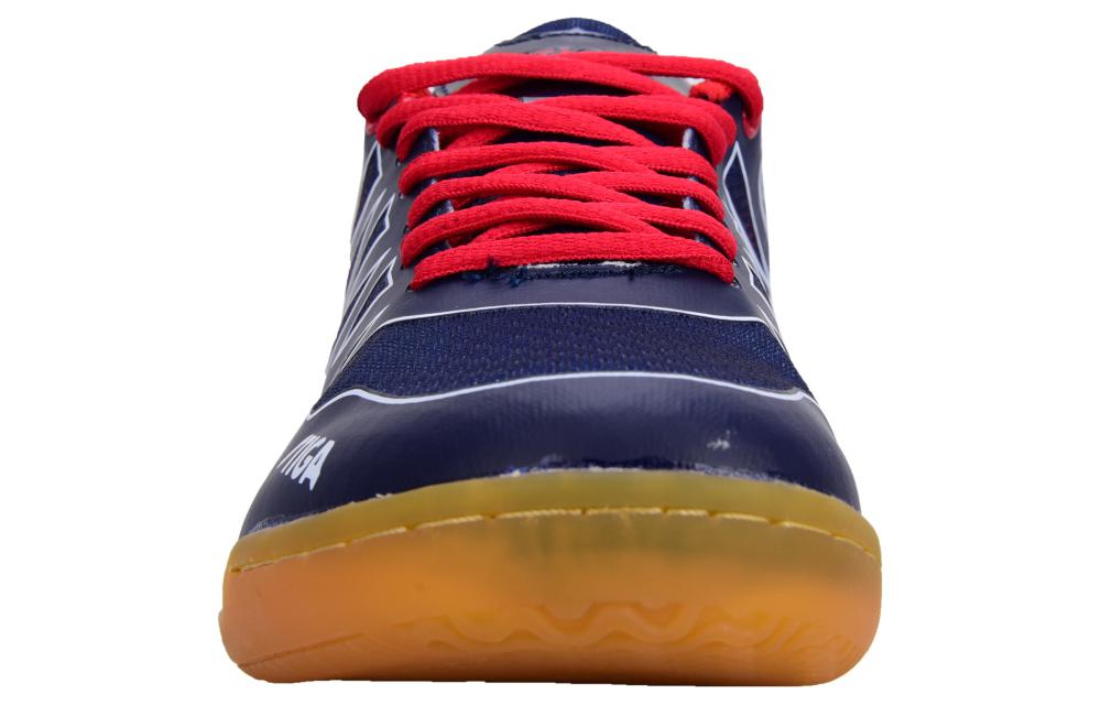 Stiga Slip Resistant Abrasion Resistant Low top Table Tennis Shoes Unisex Blue Red